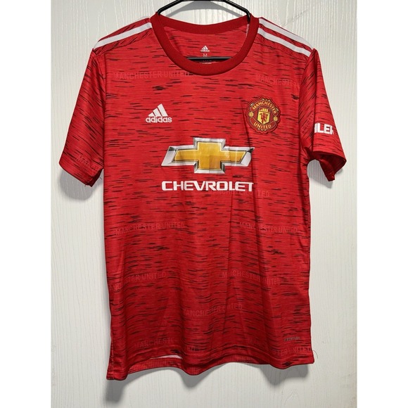 adidas Other - Adidas Climalite Manchester United Chevrolet Jersey Medium Red 2018-19 Soccer‎ M